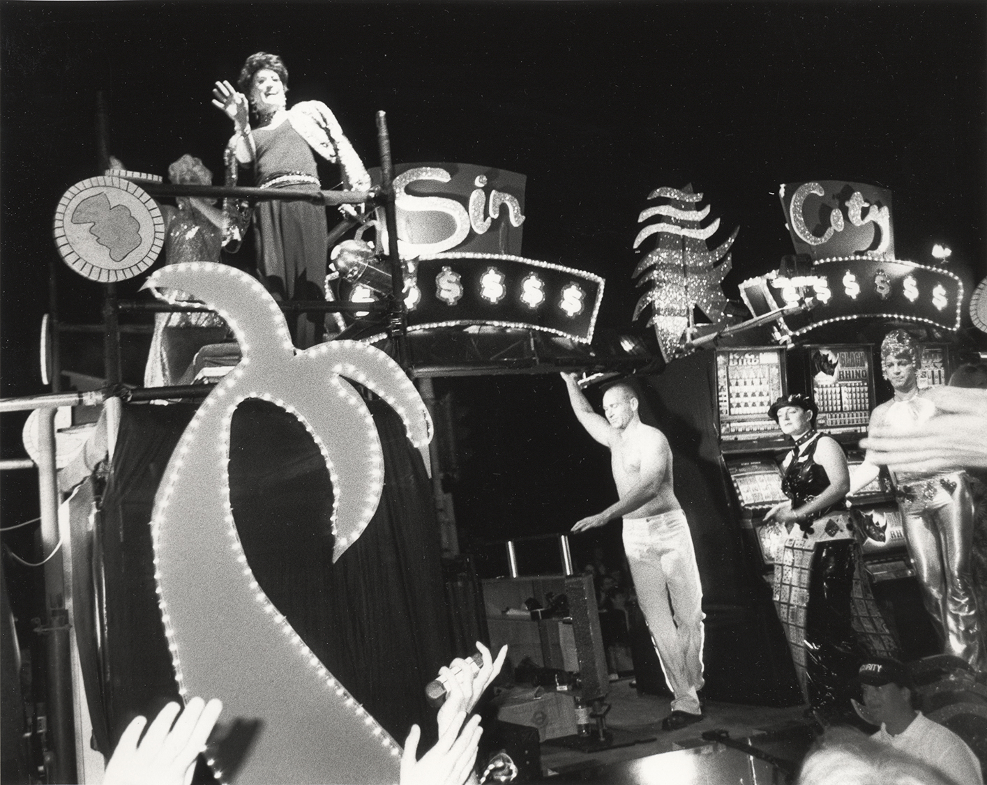 Mardi Gras Parade, Sydney, gelatin silver print